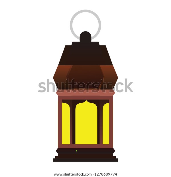 Arabic Lampion Vector Stock Vector (Royalty Free) 1278689794 | Shutterstock