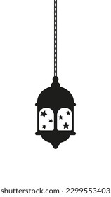Arabic lantern. Isolated vector illustration for your design