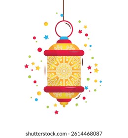 Arabic Lanterns Traditional Islamic Decoration Vector Illustration
