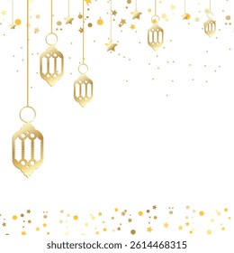 Arabic Lanterns Traditional Islamic Decoration Vector Illustration