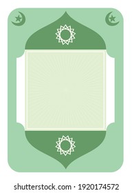 Plantillas de página de estilo de diseño árabe para los libros de tema coreano o religioso 