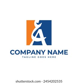 Arabic logo design for letter A, Alif letter in Arabic Alphabet, Islamic calligraphy logo, Arabic calligraphy art.