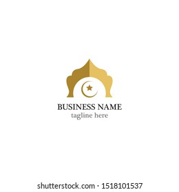 Arabic logo template vector icon design