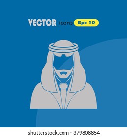 Arabic man avatar Icon 