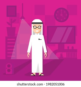 arabic man character creation animated