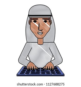 Arabic man icon