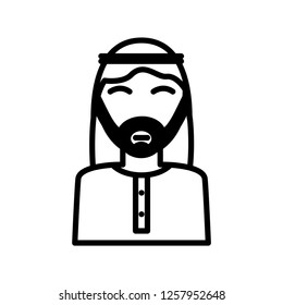 Arabic man icon