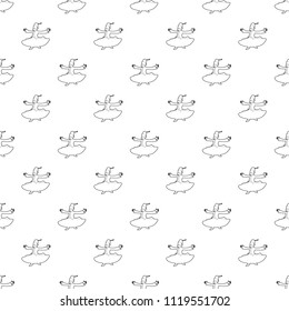 Arabic man pattern vector seamless repeating for any web design
