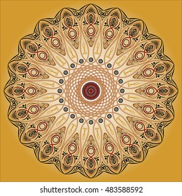 Arabic mandala
