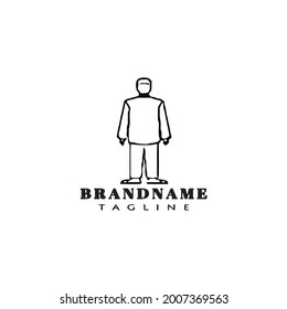 arabic men logo icon design icons modern illustration