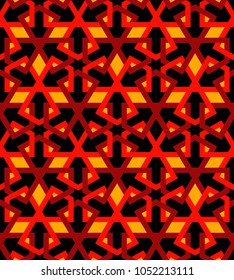 arabic mosaica black red