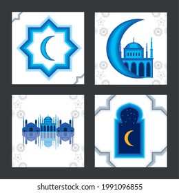 arabic mosque culture moon collection