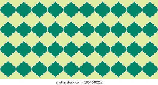 Arabic Mosque Window Tile. Traditional Ramadan Mosque Golden Motif. Moroccan Seamless Mosaic Pattern. Ramadan Kareem Muslim Illustration. Eid Mubarak Islam Decoration. Moroccan Seamless Texture