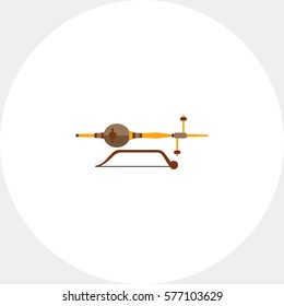 Arabic musical instrument rebab icon
