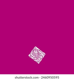 arabic numeral zero from multicolor arabic letters pattern