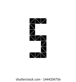 Arabic numerals  black and white triangle right amount  graphics