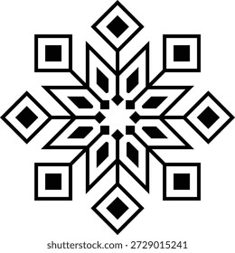 Icono floral oriental árabe con Vectores, adornos y patrones tradicionales arabescos. Símbolos y logotipos florales Abstractas diseñados en un estilo ornamental islámico, ideales para invitaciones de boda.