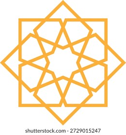 Icono floral oriental árabe con Vectores, adornos y patrones tradicionales arabescos. Símbolos y logotipos florales Abstractas diseñados en un estilo ornamental islámico, ideales para invitaciones de boda.