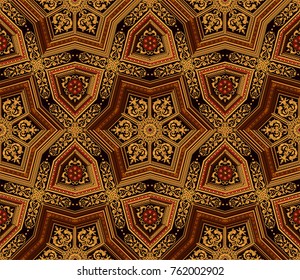 Arabic ornament. classic seamless pattern. vintage vector background