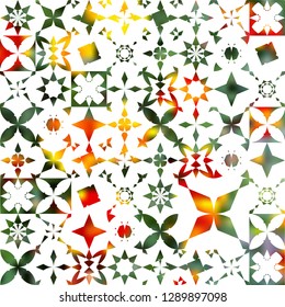 Arabic ornament geometric pattern. Standart ornamental etnic design