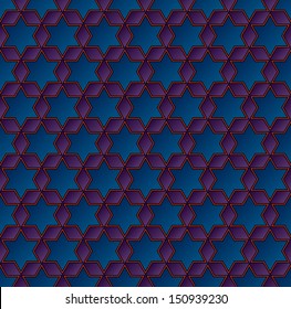 Arabic ornament, geometric, seamless pattern, vector