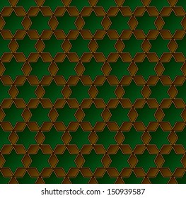 Arabic ornament, geometric, seamless pattern, vector