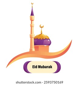 Arabic Ornamental Patterned Background of Islamic Mosque, Design Greeting Card for Ramadan Kareem or eid mubarak