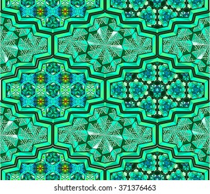Arabic ornamental tiles