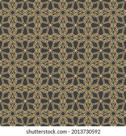 Ornamentos árabes. Patrones, fondos y fondos de pantalla para su diseño. Ornamento textil. Ilustración vectorial.