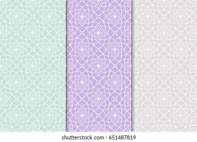 Arabic ornaments. Vintage seamless pattern
