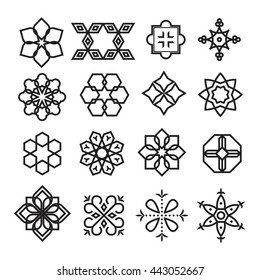 arabic ornament,vector set