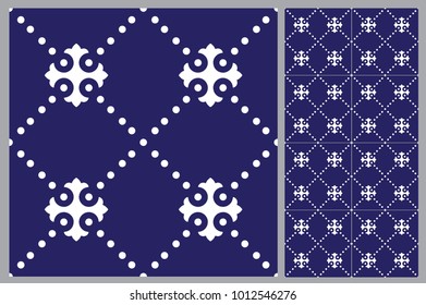 Arabic patter style tiles for wall and floor. Modern decor of the traditional Ceramic decorative tiles.