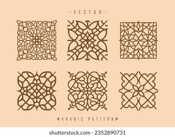 arabic pattern art middle eastern style pattern