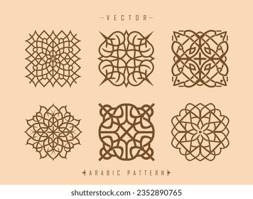 arabic pattern art middle eastern style pattern