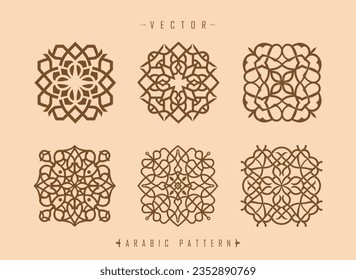 arabic pattern art middle eastern style pattern