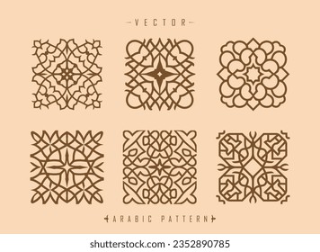 arabic pattern art middle eastern style pattern