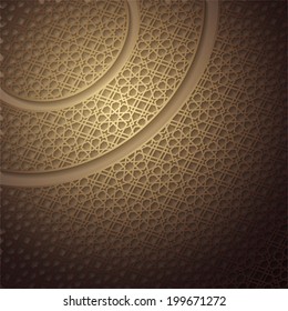 Arabic pattern background