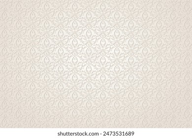 arabic pattern background flat design vector free
