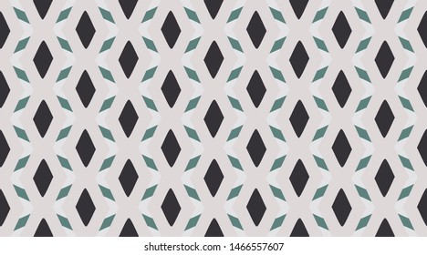 Arabic pattern background.  Geometric fashion fabric print.  Creative luxry graphic art decor. Seamless vector pattern. 