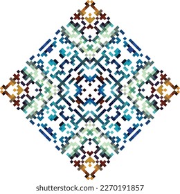 fondo de patrón árabe, ornamento islámico, mosaico árabe o zellij árabe, mosaico tradicional.
