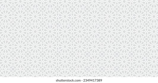 Arabic pattern background. Islamic ornament vector. Geometric 3d shape. Texture arabian traditional motif