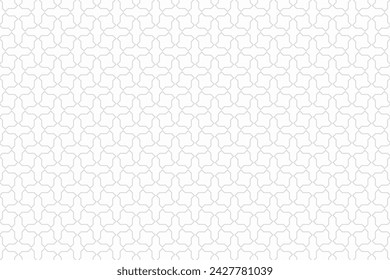 Arabic pattern background. Islamic ornament vector. Traditional Arabian geometry.