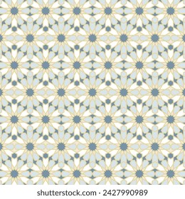 Arabic pattern background. Islamic ornament vector. Traditional Arabian geometry.