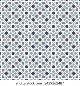 Arabic pattern background. Islamic ornament vector. Traditional Arabian geometry.