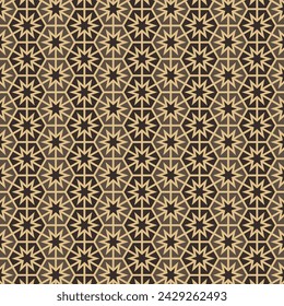 Arabic pattern background. Islamic ornament vector. Traditional Arabian geometry.