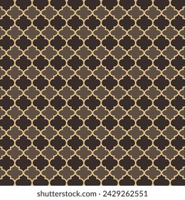 Fondo de patrón árabe. Vector de adorno islámico. Geometría árabe tradicional.