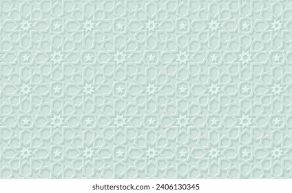 Arabic pattern background, vector illustration