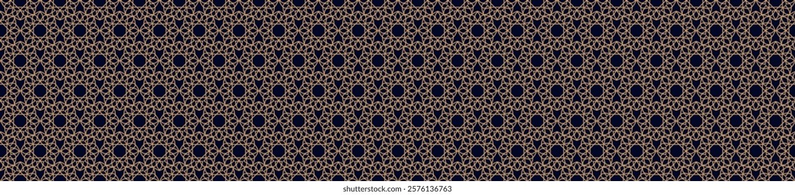 Arabic pattern gold color long style