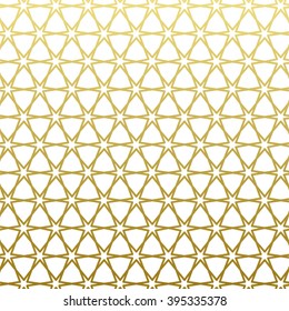 Arabic pattern gold style. Traditional east geometric decorative background