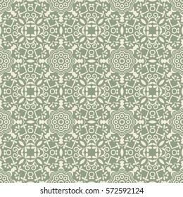 Arabic pattern. Indian, islamic, japanese motifs. Mandala seamless pattern. Ethnic bohemian background. Wrapping and scrapbook paper. Print for fabric. Vector illustration